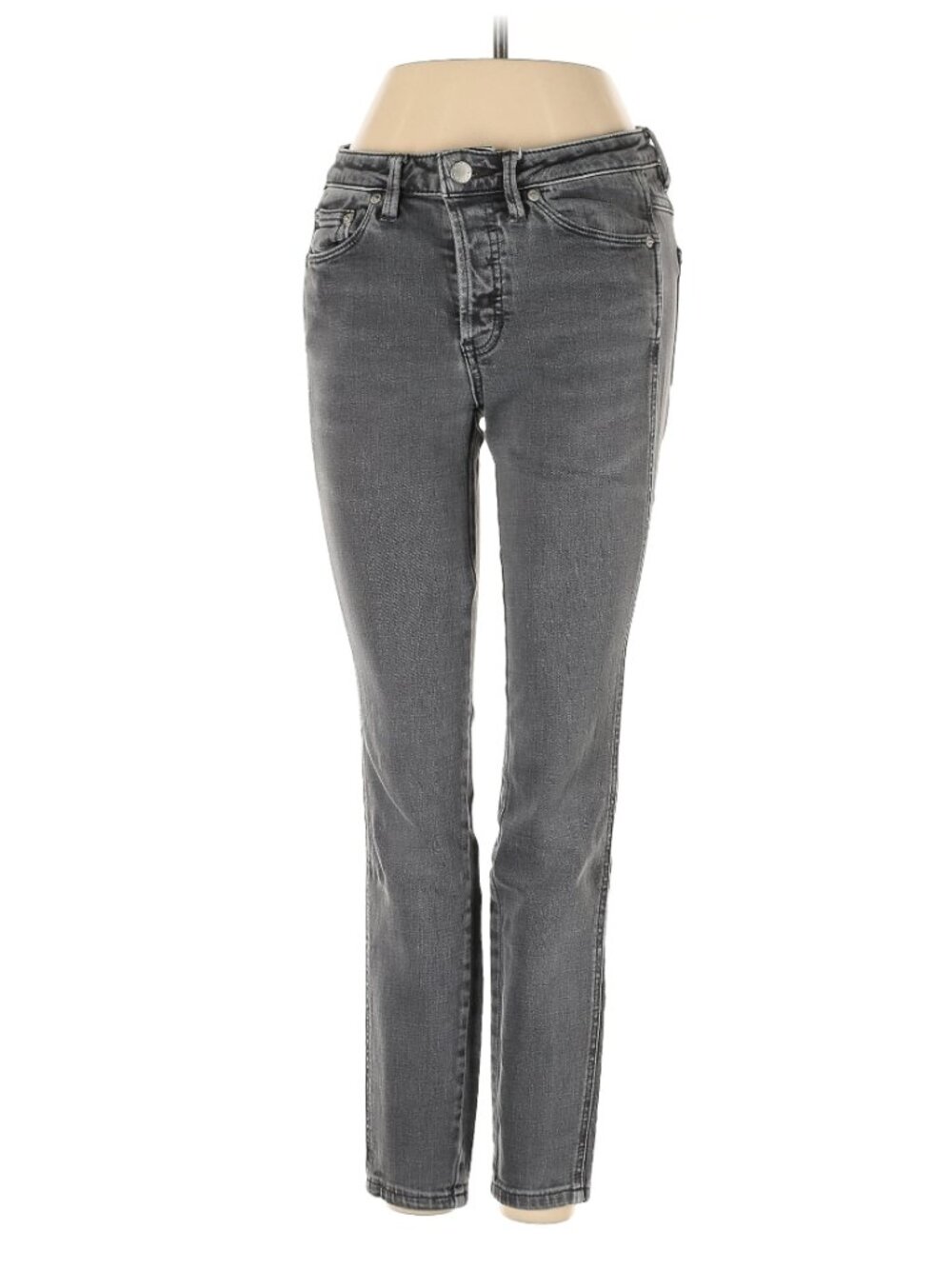 Free People "Reagan" Button-Front SkinnyJeans - Size 24/US 00- Excellent